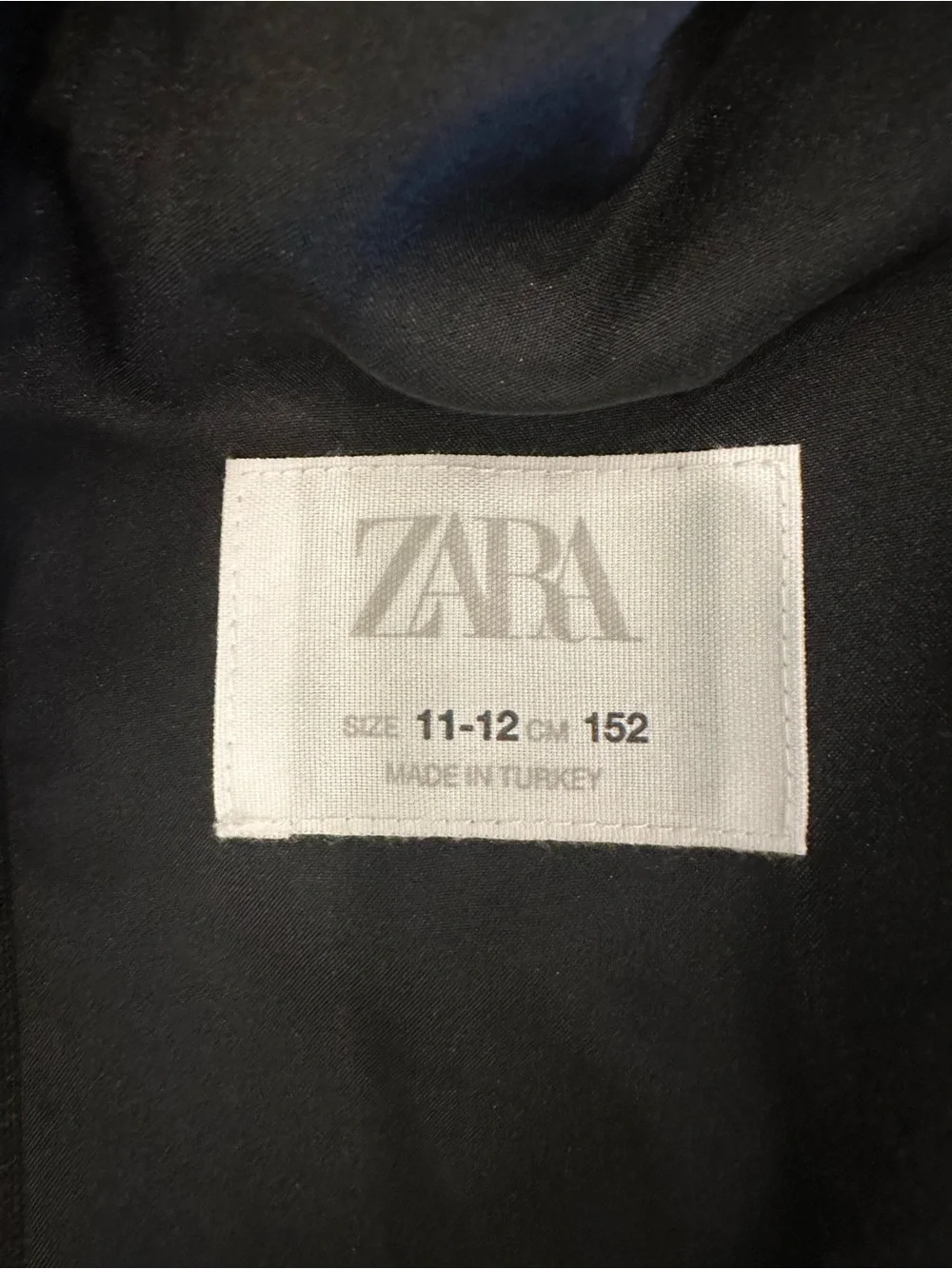 Boys’ Suit - Zara - Black Blazer and Pants - Size 11/12 EUC